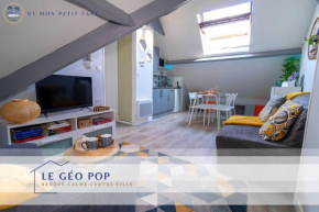 Le Géo Pop - rénové & calme - centre Compiègne